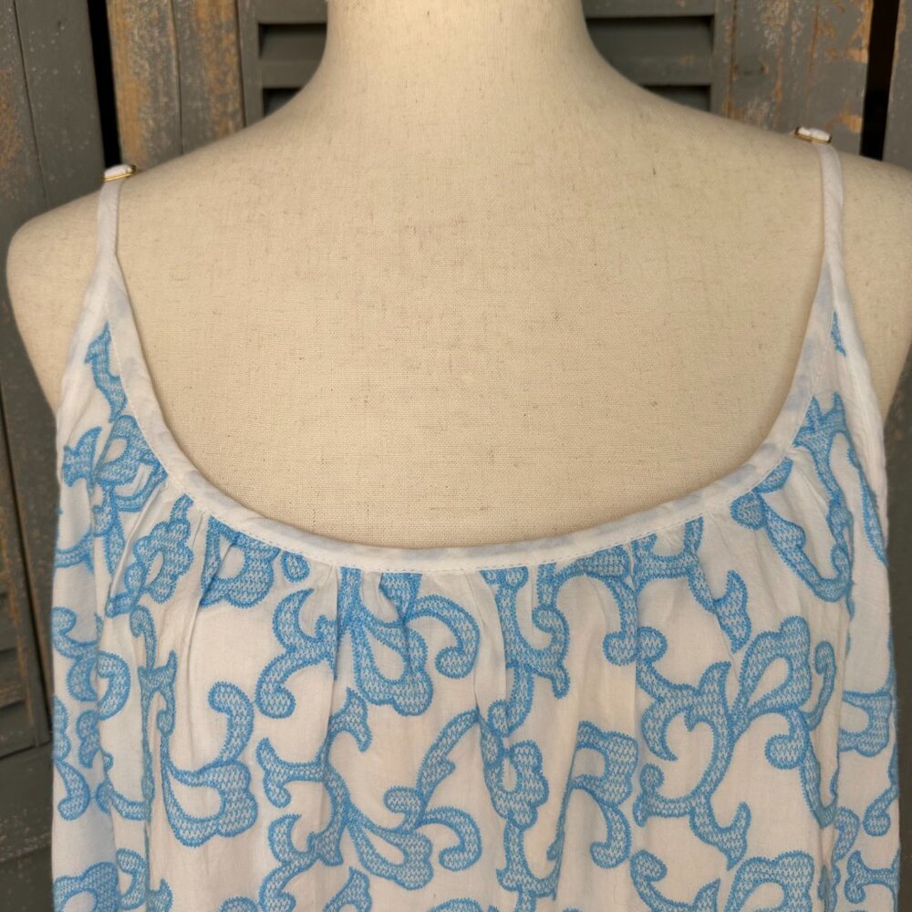 Lilly Pulitzer Amerie Embroidered Midi Dress Flamingle Sz XL - Picture 3 of 14